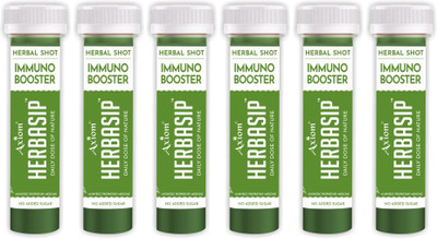 

Herbasip Immuno Booster Juice Shots 50ml (Pack of 6 Shots) 300 ml(Pack of 6)