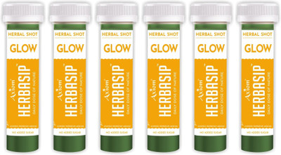 

Herbasip Glow Juice Shots 50ml (Pack of 6 Shots) 300 ml(Pack of 6)