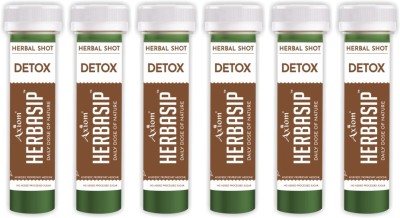 

Herbasip Detox Juice Shots 50ml (Pack of 6 Shots) 300 ml(Pack of 6)