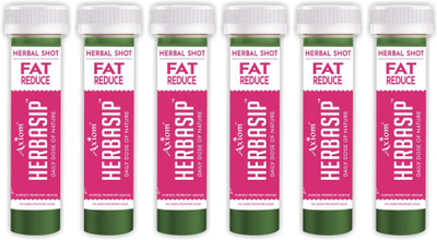 

Herbasip Fat Reduce Juice Shots 50ml (Pack of 6 Shots) 300 ml(Pack of 6)