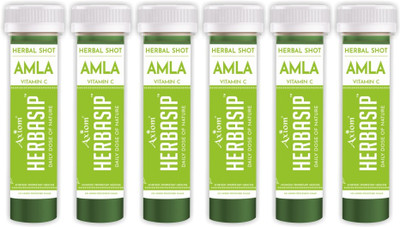 

Herbasip Amla Juice Shots 50ml (Pack of 6 Shots) 300 ml(Pack of 6)