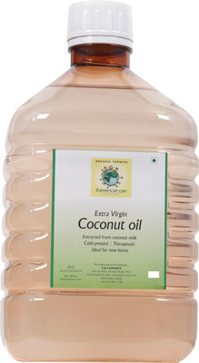 

iFarmerscart Premium Virgin Coconut Oil (Extracted from Coconut Milk) Coconut Oil Plastic Bottle(3 L)