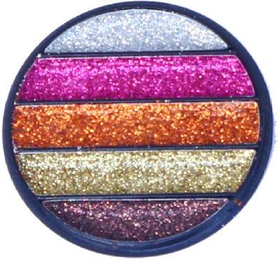 

Professional 5 Color Eye Shadow Palette Ultra Shiny Glitter 10.82 g(Ultra Shiny)