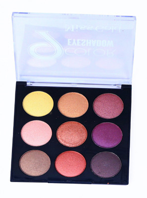 

Miss Gold 9 Color Smoky Eye Look Eyeshadow Palette - 02 27.7 g(Smoky Eyes)