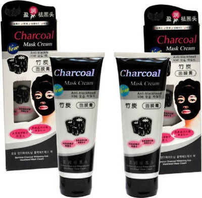 

click2buy 2pc Charcoal Oil Control Anti-Acne Deep Cleansing Blackhead Remover, Peel Off Mask (260 ml)(260 ml)