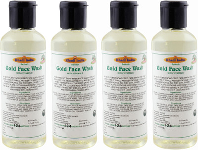 

Khadi India Santosh Face Wash With Vitamin-E (Pack of 4) Each of (210 ml) Face Wash(840 ml)