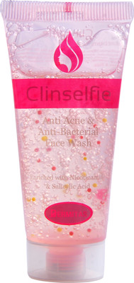 

clinselfie anti acne & anti bacterial Face Wash(60 ml)