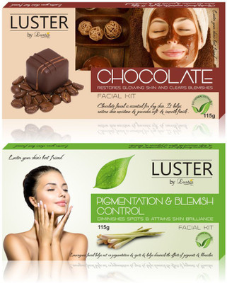 

Luster Chocolate & Pigmentation Blemish Control Facial Kit (New Pack) 230 g(Set of 2)