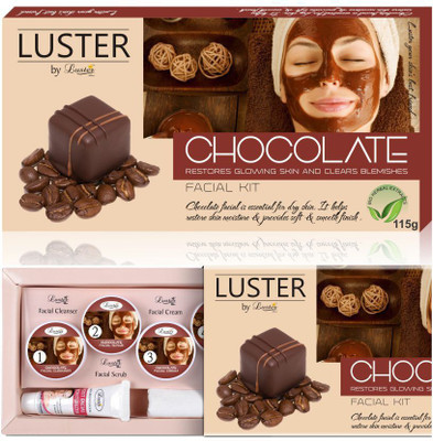 

Luster Chocolate Facial kit For Skin Nourishment (New Pack) 115 g