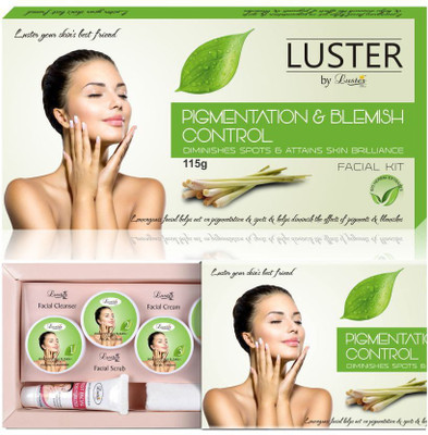

Luster Pigmentation & Blemish Control Facial Kit (New Pack) 115 g