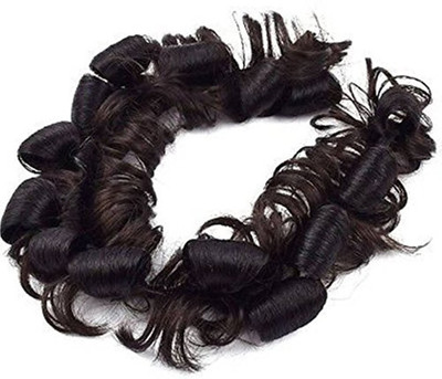 

Stylazo Funky Messy Bun Frill Accessories For Women And Girls Hair Extension Flexi Elastic Long 36inch Hair Frill Multi-Purpose Bride Casual Hair Volume Make Use Extensions (Dark Brown) Hair Chain(Brown)
