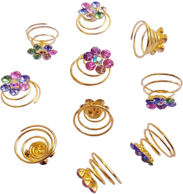 

Pijn Jura Spring Hair Pin For Women/Girls - 10 Pieces Hair Pin(Multicolor)