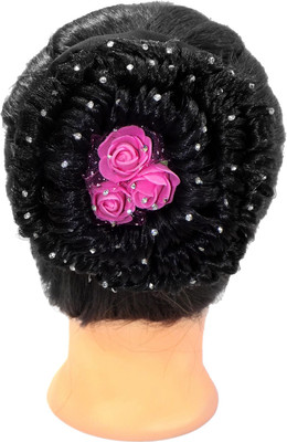 

RAAYA Bun Piece Juda Extensions Wig For Girls Black Hair Extension
