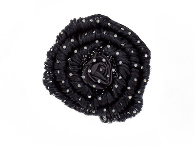 

EKAN Synthetic Juda For Women Styling Accessories Attractive Stone Juda For Beautiful Look Hair Extension