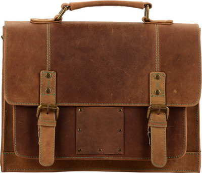 MANDAVA Men Brown Messenger Bag