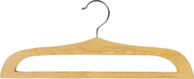 FOREVER Wooden Shirt Pack of 6 Hangers For  Shirt(Brown)