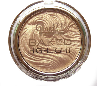 Glam 21 Baked Shimmer Highlighter For Bridal &Party Highlighter(Gold)