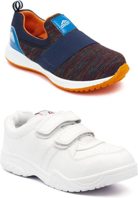 

Asian Boys Slip on Running Shoes(Multicolor