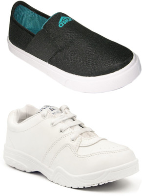 

Asian Boys Slip on Running Shoes(Multicolor