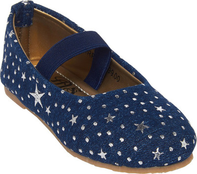 Chiu Girls Slip on Ballerinas(Blue