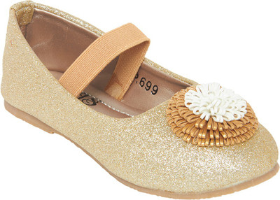 

Chiu Girls Slip on Ballerinas(Gold