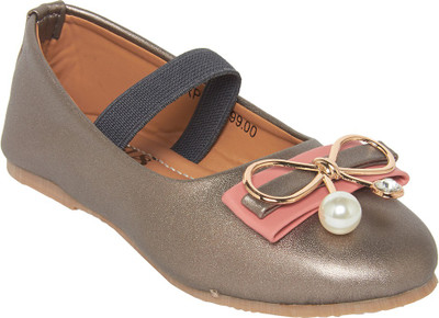 

Chiu Girls Slip on Ballerinas(Grey