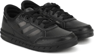

ADIDAS Boys & Girls Lace Running Shoes(Black, Cblack/cblack/ftwwht