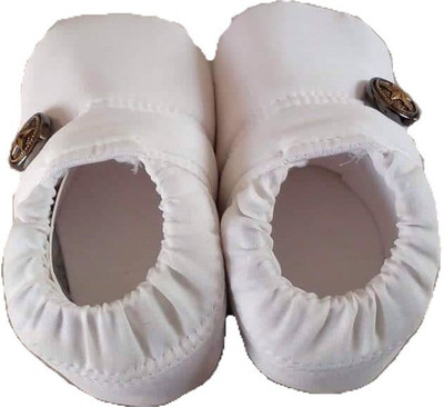 

babbly Boys & Girls Strap Casual Boots(White