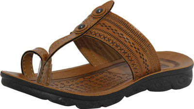 

Airfax Boys & Girls Slip On Slipper Flip Flop(Gold, Tan