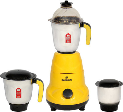 

Black Beauty CRETA 550 Mixer Grinder(Yellow, 3 Jars)