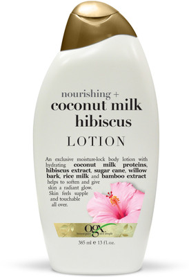 

ogx Nourishing Coconut Milk Hibiscus Body Lotion(385 ml)