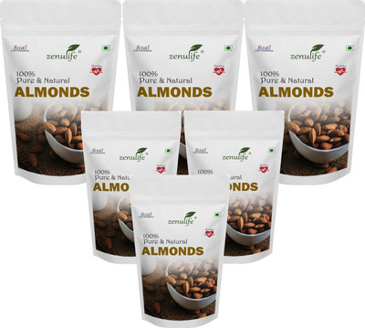 

Zenulife California almond 50 gm Pack of 6 Almonds (300 g, Pouch) Almonds(50 g, Pouch)