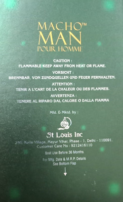 

St. Louis Inc MACHO MAN Perfume - 100 ml (For Men) Eau de Parfum - 100 ml(For Men)