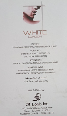 

St. Louis Inc white london Eau de Parfum - 100 ml (For Men & Women) Perfume - 100 ml(For Men & Women)