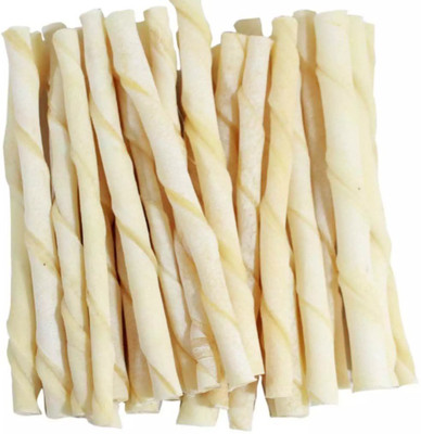 

Black Dog Dog Twisted White chew Sticks (400 gm) Chicken Dog Chew(400 g, Pack of 25)