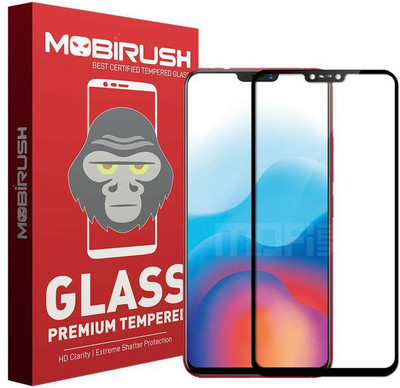 MOBIRUSH Edge To Edge Tempered Glass for VIVO X21(Pack of 1)