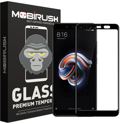 MOBIRUSH Edge To Edge Tempered Glass for Mi Redmi Note 5(Pack of 1)