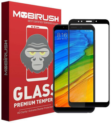 MOBIRUSH Edge To Edge Tempered Glass for Mi Redmi 5(Pack of 1)