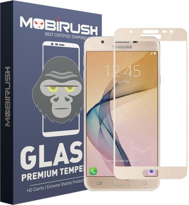MOBIRUSH Edge To Edge Tempered Glass for Samsung Galaxy J7 Prime(Pack of 1)