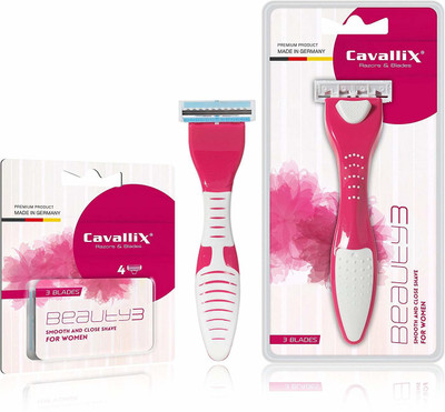 

Cavallix Beauty-3 Refill (3 Blades Razor)(4 Blade Blister Pack) Female