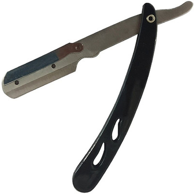 

S R Enterprises New brand professional Straight Edge Barber Razor plastic handle [pack of 1pcs]
