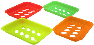 

BSR pack of 4 soap dish(Multicolor)