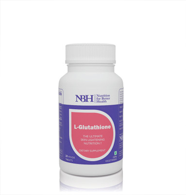 

NBH L-Glutathione 500 mg With Vitamin C & Grape seed - 30 Tablets(30 No)