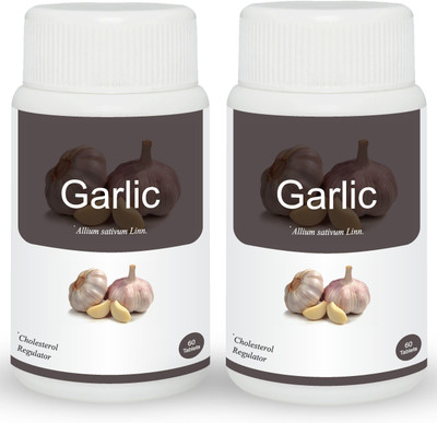 

Herb Essential Garlic (Lasuna/Allium Sativum) 500 mg - 60 Tablets (Pack of 2)(120 No)