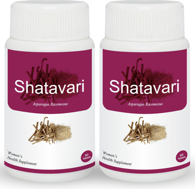 

Herb Essential Shatavari 500 mg | Women's Health - 60 Tablets (Pack of 2)(120 No)