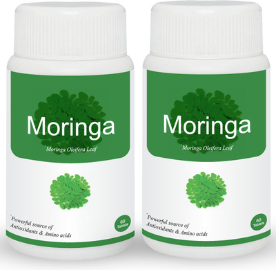 

Herb Essential Moringa Oliefera Leaf 500 mg - 60 Tablets (Pack of 2)(120 No)