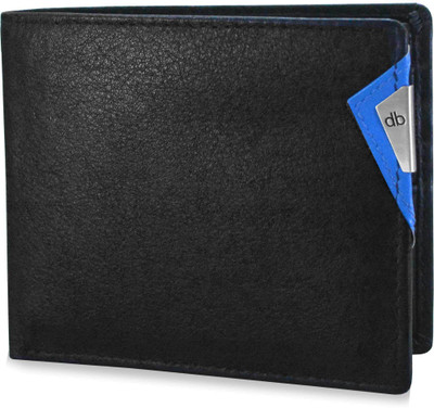 

My Pac Db Men Casual Black Genuine Leather Wallet(10 Card Slots), Blue