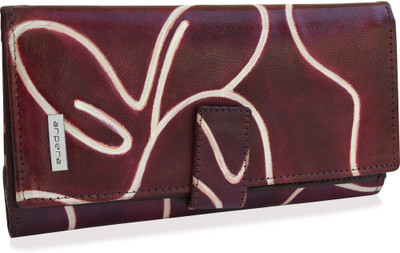 

Arpera Women Evening/Party Maroon Genuine Leather Wallet(18 Card Slots), Cherry