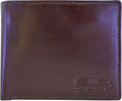 

Arpera Men Formal Brown Genuine Leather Wallet(6 Card Slots)