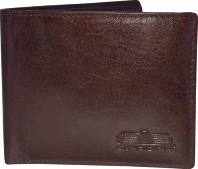 

Arpera Men Formal Brown Genuine Leather Wallet(4 Card Slots)